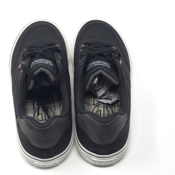 Levi’s Drive Lo Black Synthetic Leather Lace-Up Sneakers Size 11M - Picture 5 of 11